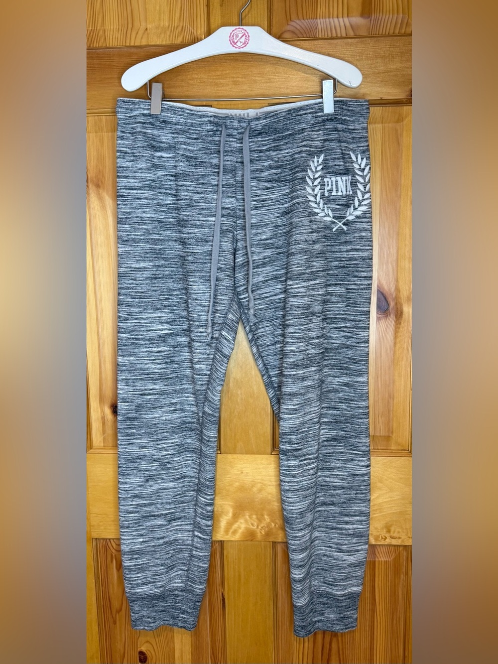 Victoria’s Secret Pink Heather Gray legging Sweatpants Large
